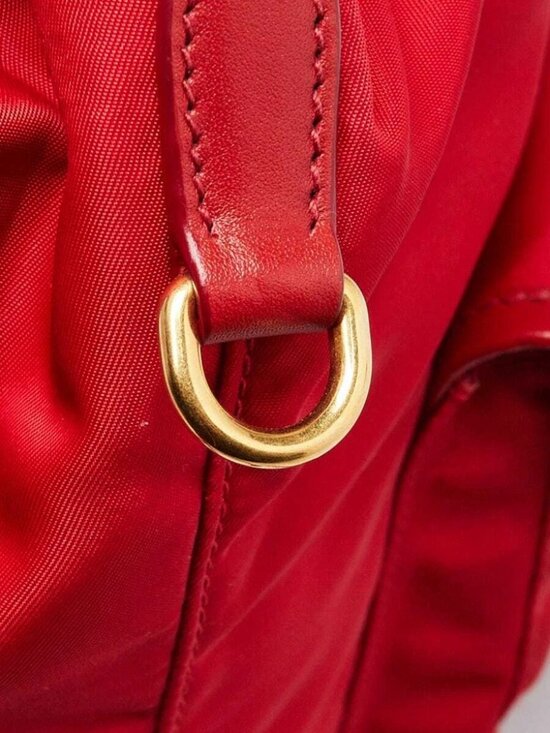 Prada Rosso Re-Nylon Small Backpack Bag main image 6